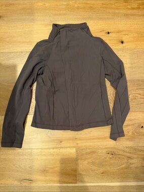 Beyond Yoga Taupe Utility Jacket with High Collar